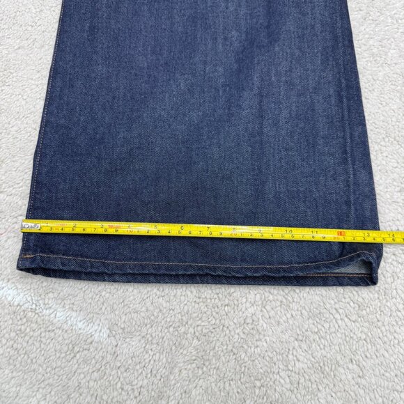 NEW $145 Lauren Ralph Lauren Women's Deep Rinse Wide Leg Denim Jean, Size 18 - Picture 10 of 12